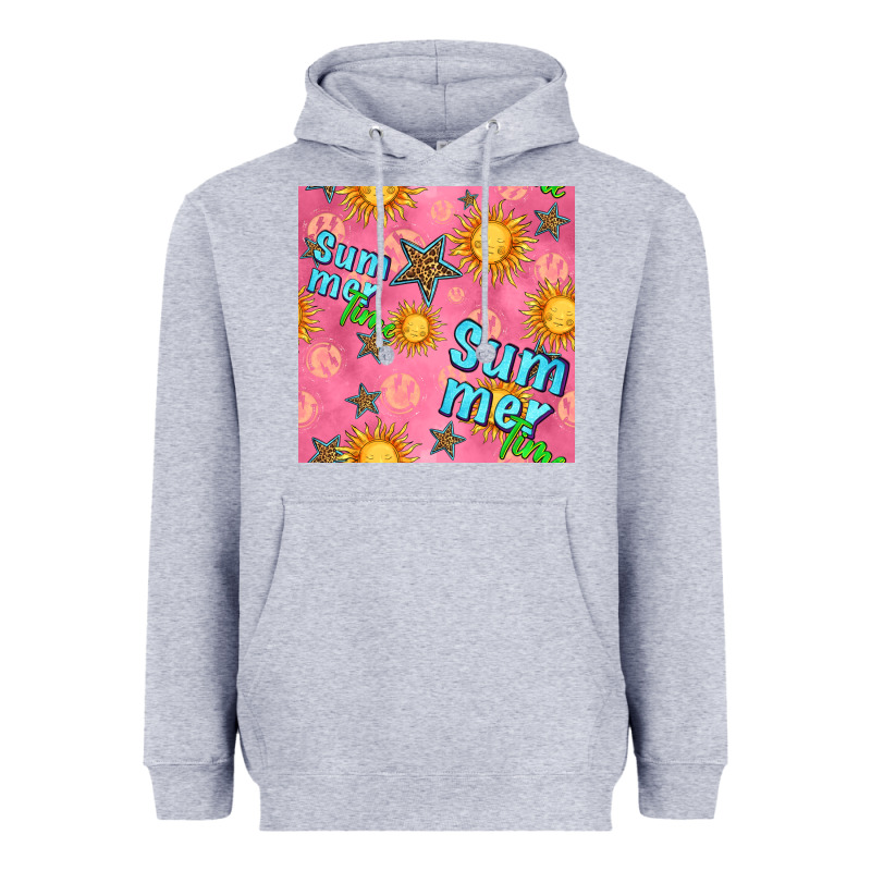 Summer Time Of The Sun Seamless Pattern Heavyweight Hoodie by BundleAndBundleShop | Teevron