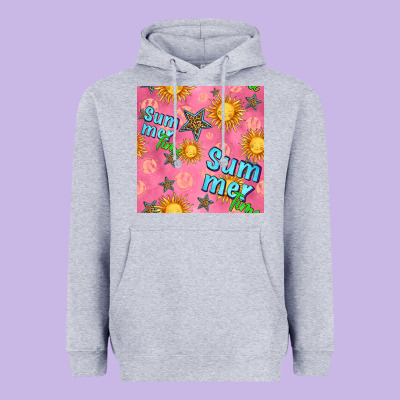 Summer Time Of The Sun Seamless Pattern Heavyweight Hoodie Designed By Bundleandbundleshop