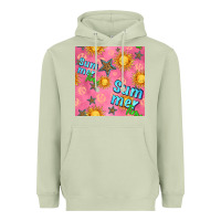 Matcha summer time of the sun seamless pattern Heavyweight Hoodie - BundleAndBundleShop