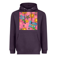 Plum summer time of the sun seamless pattern Heavyweight Hoodie - BundleAndBundleShop