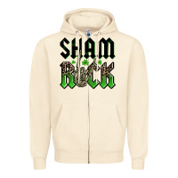 Sandshell St. Patrick's shamrock Zipper Hoodie - OliviaCreatesArt