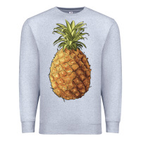 Heather Grey pineapple Premium Sweatshirt - Artiststas