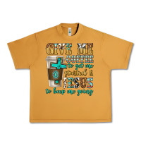 Peanut Butter give me coffee to get me started Urban Heavy Tee - texasbilliewilder