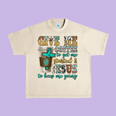 Urban Heavy Tee give me coffee to get me started