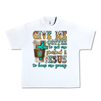White give me coffee to get me started Urban Heavy Tee - texasbilliewilder