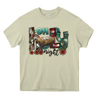 Mossy oh holy night Heavy Core Tee - CowhideDigitalArt