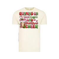 Vintage Arctic running on iced coffee and christmas cheer Vintage Tee - MaliasSmallBusiness
