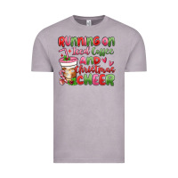 Vintage Zinc running on iced coffee and christmas cheer Vintage Tee - MaliasSmallBusiness