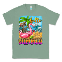 Sage hello summer skeleton Classic Tee - Zillion Design Studio