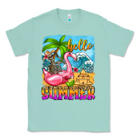 Seafoam hello summer skeleton Classic Tee - Zillion Design Studio