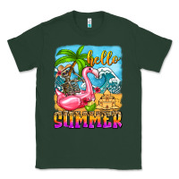 Sports Green hello summer skeleton Classic Tee - Zillion Design Studio
