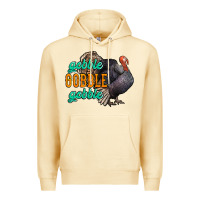 Pina Colada Thanksgiving turkey gobble gobble Premium Hoodie - NancyCooperArtShop