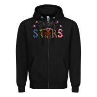 Black oh my stars Zipper Hoodie - CowhideDigitalArt
