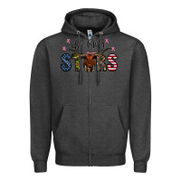 Charcoal Heather oh my stars Zipper Hoodie - CowhideDigitalArt