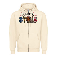 Sandshell oh my stars Zipper Hoodie - CowhideDigitalArt