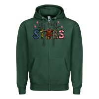 Sports Green oh my stars Zipper Hoodie - CowhideDigitalArt