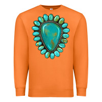 Carrot western gemstone turquoise Premium Sweatshirt - Artiststas
