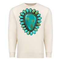 Sandshell western gemstone turquoise Premium Sweatshirt - Artiststas