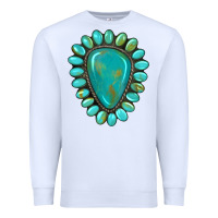 White western gemstone turquoise Premium Sweatshirt - Artiststas
