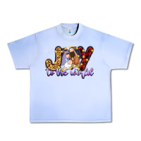 Grape Ice joy to the world Urban Heavy Tee - Zillion Design Studio