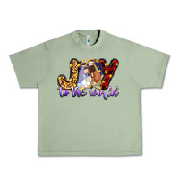 Oil Green joy to the world Urban Heavy Tee - Zillion Design Studio