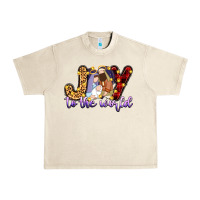Sandshell joy to the world Urban Heavy Tee - Zillion Design Studio