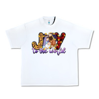 White joy to the world Urban Heavy Tee - Zillion Design Studio