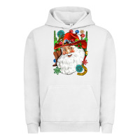 Pigment Lunar Rock Cowboy Santa Urban Hoodie - NancyCooperArtShop