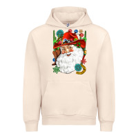 Sandshell Cowboy Santa Urban Hoodie - NancyCooperArtShop