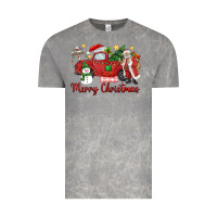 Cloud Rock merry christmas truck Vintage Tee - MaliasSmallBusiness