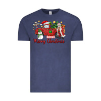 Merry Christmas Truck Vintage Tee | Teevron