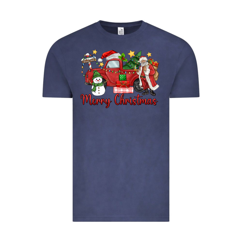 Merry Christmas Truck Vintage Tee by MaliasSmallBusiness | Teevron