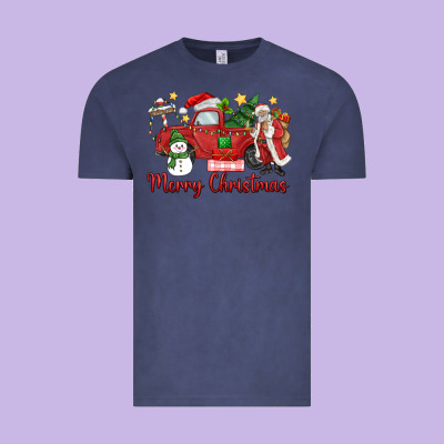Vintage Tee merry christmas truck