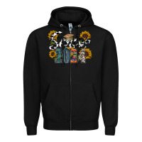 Black senior 2024 Zipper Hoodie - RacoonDesign