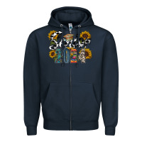 Navy senior 2024 Zipper Hoodie - RacoonDesign
