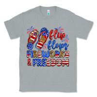 Heather Grey flip flops fireworks and freedom Classic Tee - Zillion Design Studio