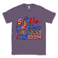 Lavender flip flops fireworks and freedom Classic Tee - Zillion Design Studio
