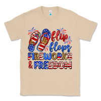 Mushroom flip flops fireworks and freedom Classic Tee - Zillion Design Studio