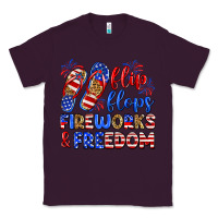 Plum flip flops fireworks and freedom Classic Tee - Zillion Design Studio