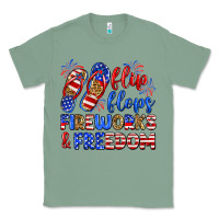 Sage flip flops fireworks and freedom Classic Tee - Zillion Design Studio