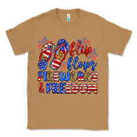 Toasted Coconut flip flops fireworks and freedom Classic Tee - Zillion Design Studio