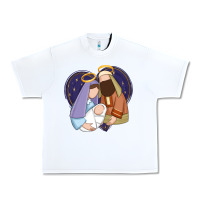 White holy night jesus birth Urban Heavy Tee - Zillion Design Studio