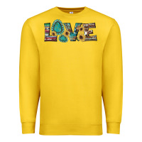 Lemon western gemstone sunflowers serape leopard turquoise love Premium Sweatshirt - Artiststas