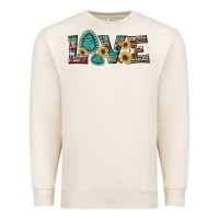 Sandshell western gemstone sunflowers serape leopard turquoise love Premium Sweatshirt - Artiststas