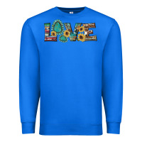 True Royal western gemstone sunflowers serape leopard turquoise love Premium Sweatshirt - Artiststas