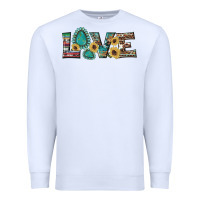 White western gemstone sunflowers serape leopard turquoise love Premium Sweatshirt - Artiststas
