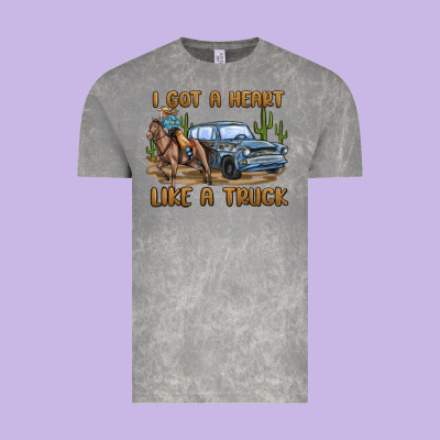Vintage Tee i got a heart like a truck