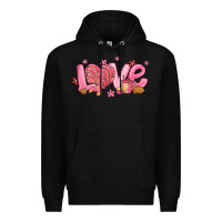 Black love mexican conchas valentines day Premium Hoodie - MaliasSmallBusiness