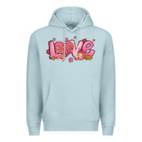 Blue Mist love mexican conchas valentines day Premium Hoodie - MaliasSmallBusiness