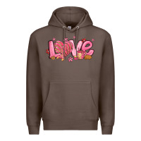 Coffee love mexican conchas valentines day Premium Hoodie - MaliasSmallBusiness